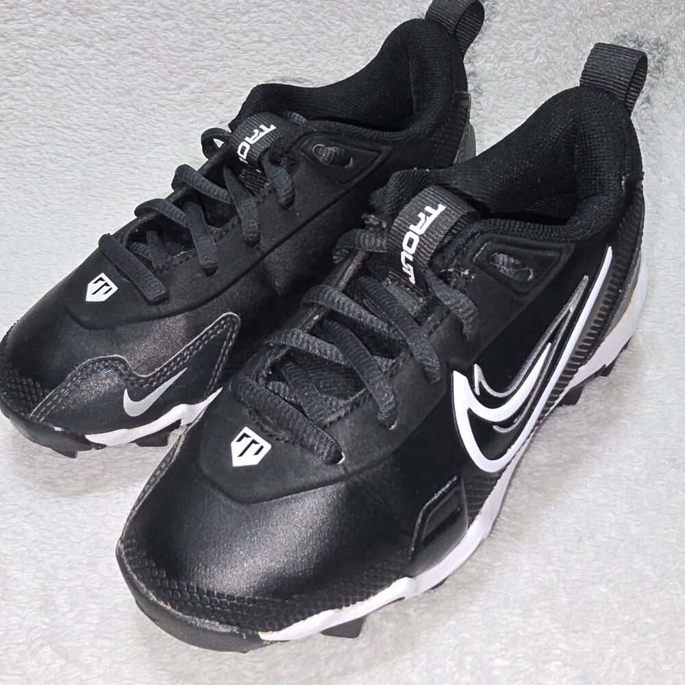 Nike Force Trout 9 Keystone Baseball Cleats Kids Toddler 11C Black FB9731-003